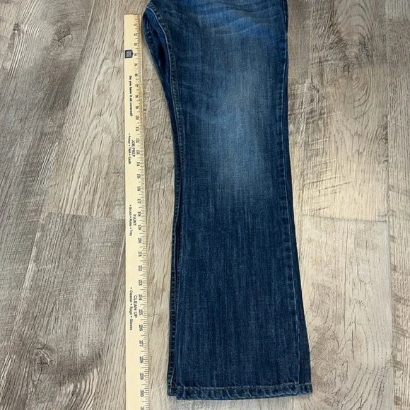 Wrangler Dark Washed Bootcut Jeans 34x32 - Picture 4 of 5